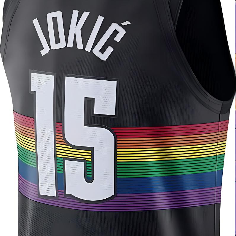 Nike X NBA Denver Nuggets 2019-20 Jerseys 'Nikola Joki 15' Men's AV4571-010
