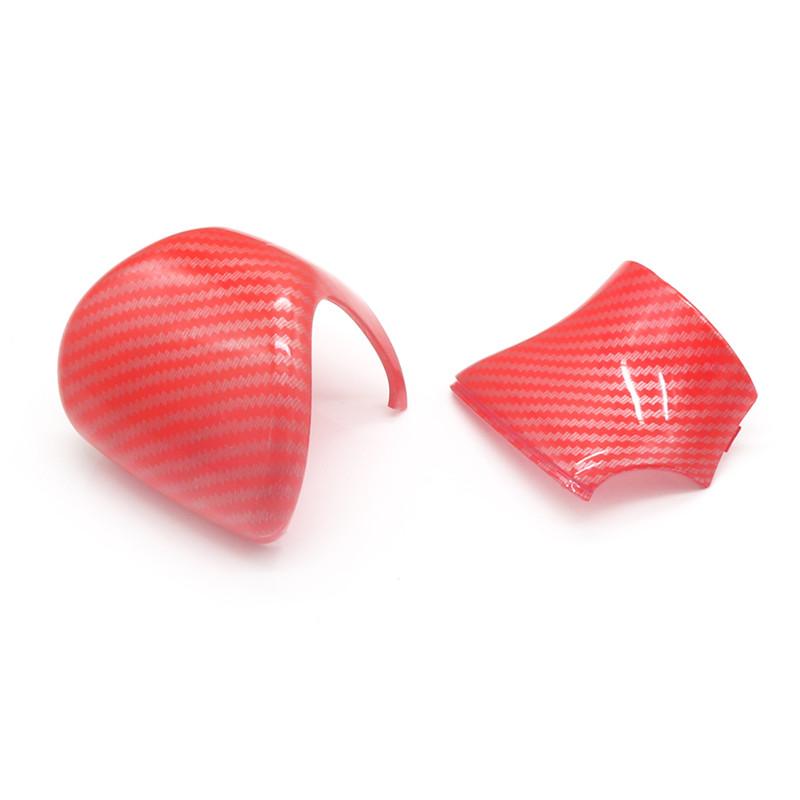 Carbon Fiber ABS Plastic Car Gear Shift Knob Cover Trim For Lexus ES UX LX 2018-2023 Interior