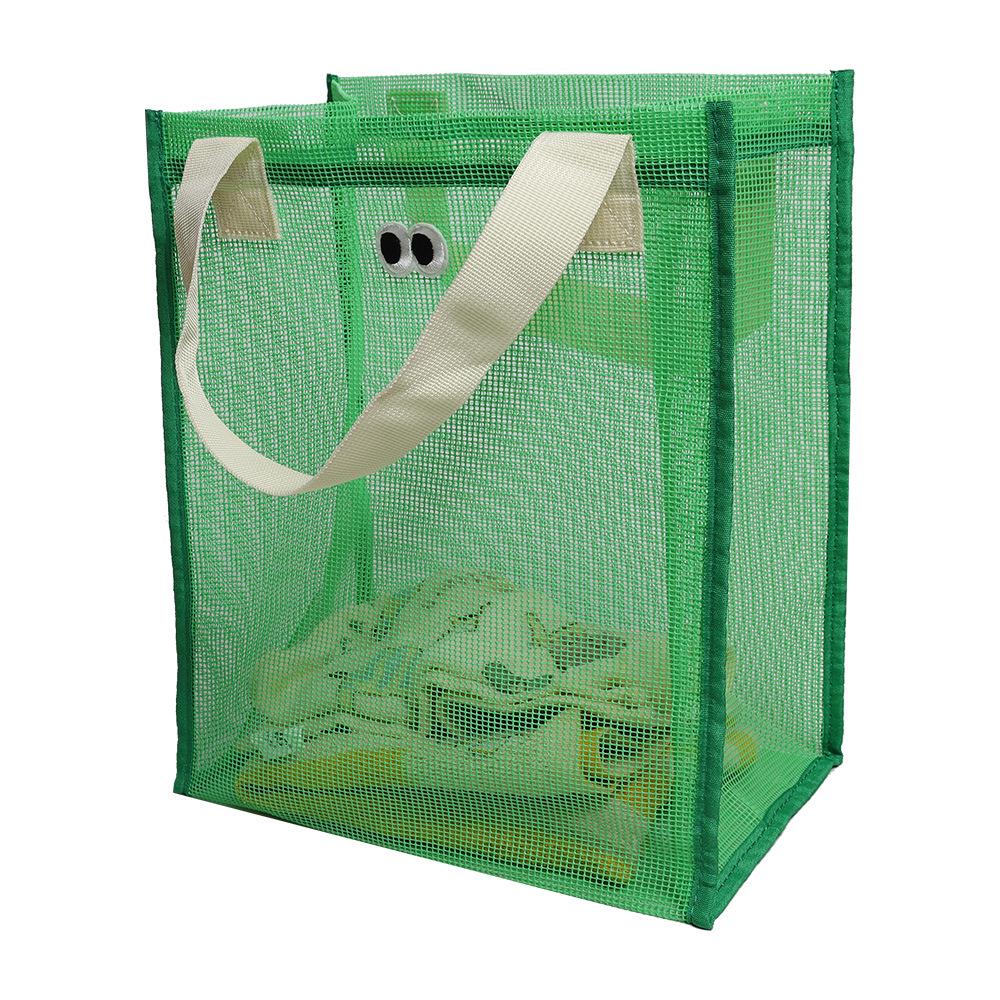 Mesh Beach Tote - Large Capacity, Draining Swim & Toy Storage Bag, Fashion Handbag