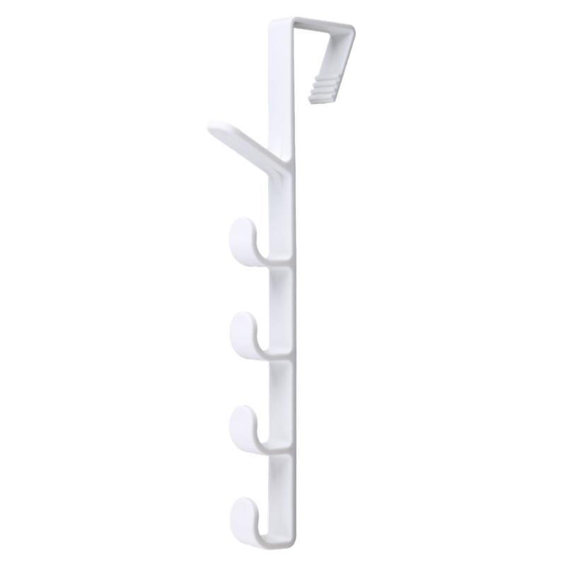 

Over The Door Hooks Door Hanger Hook Sturdy Plastics Over Door Hooks Organizers for Hanging Clothes, Coat, Towel