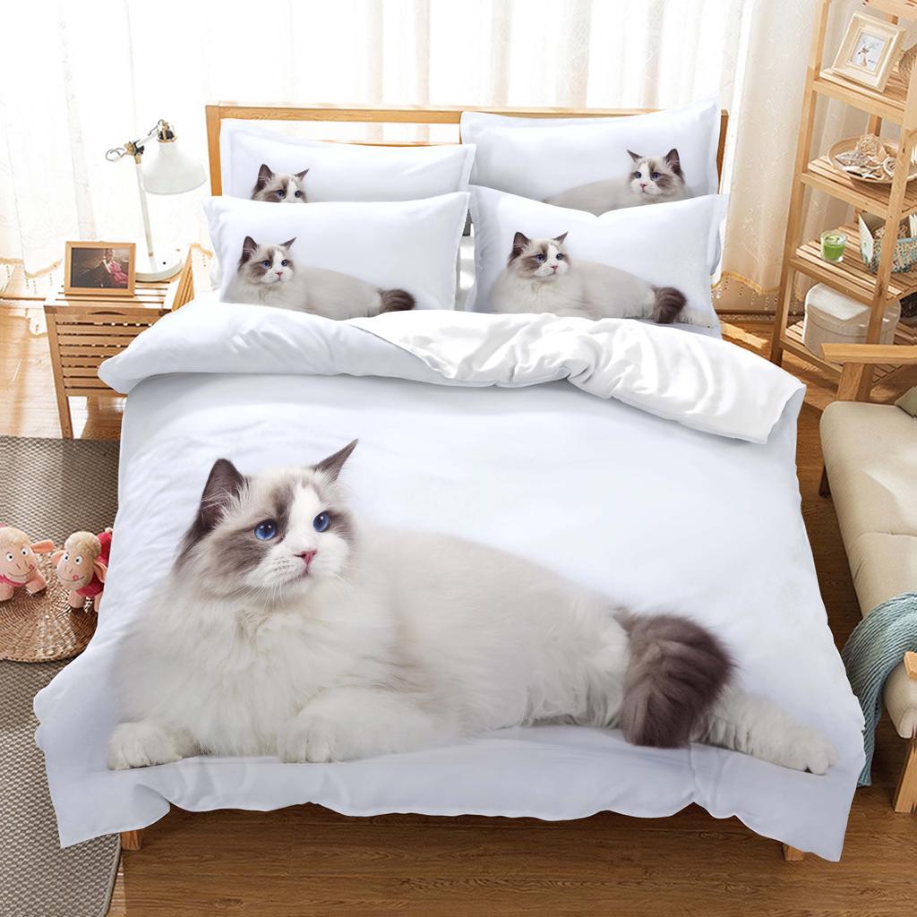 Comforter 3D Print For Bedding Super Comfortable Pandapugtiger Kittenanimal Dropship 2 3Pcs