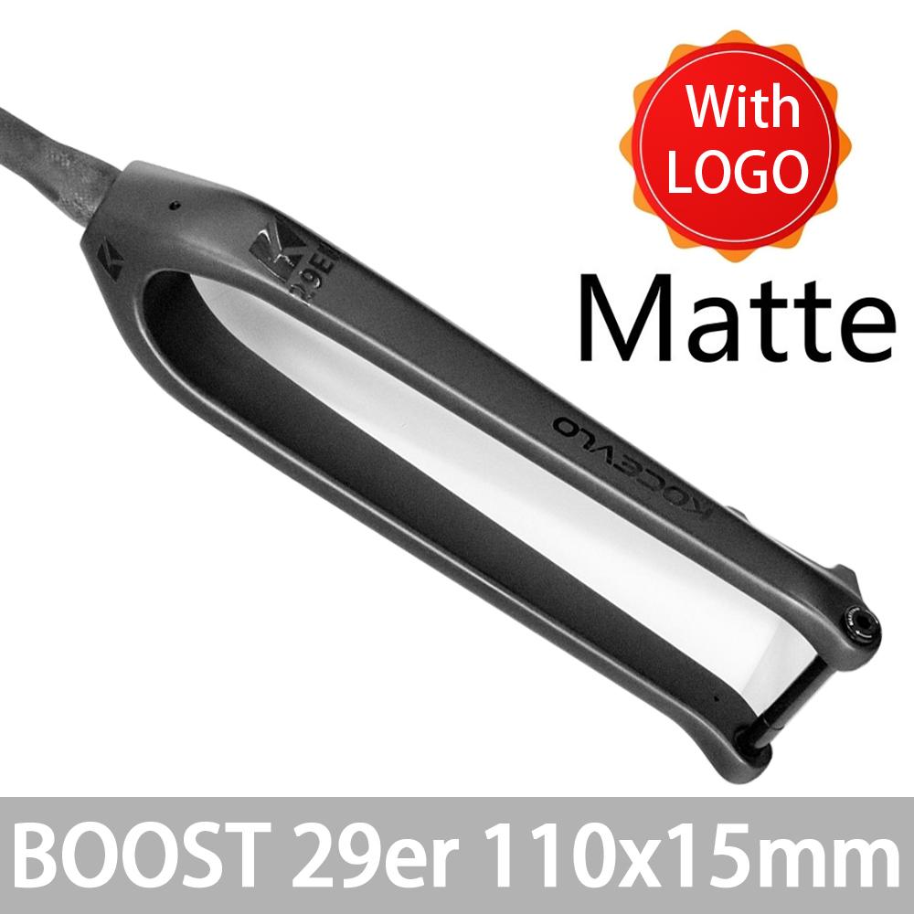 Carbon MTB Rigid Fork 29 Boost 110 Mountain Bike Front Fork 29 er Carbon 700C Disc Brake Tapered Tube Cycling Bicycl Fork 29er