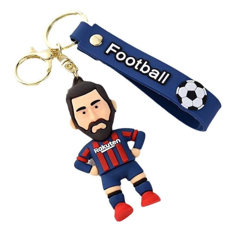 Star Keychain Pendant Argentina Jersey Football Keychain Football World Cup Pendant Small Gift