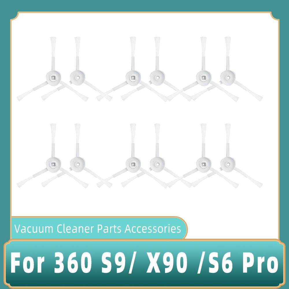 For 360 S9 S6 Pro X90 X95 Robotic Vacuum Cleaner HEPA Filter Roll Main Brush Side Brush Mop Cloth Rag  Spare Parts Accessories