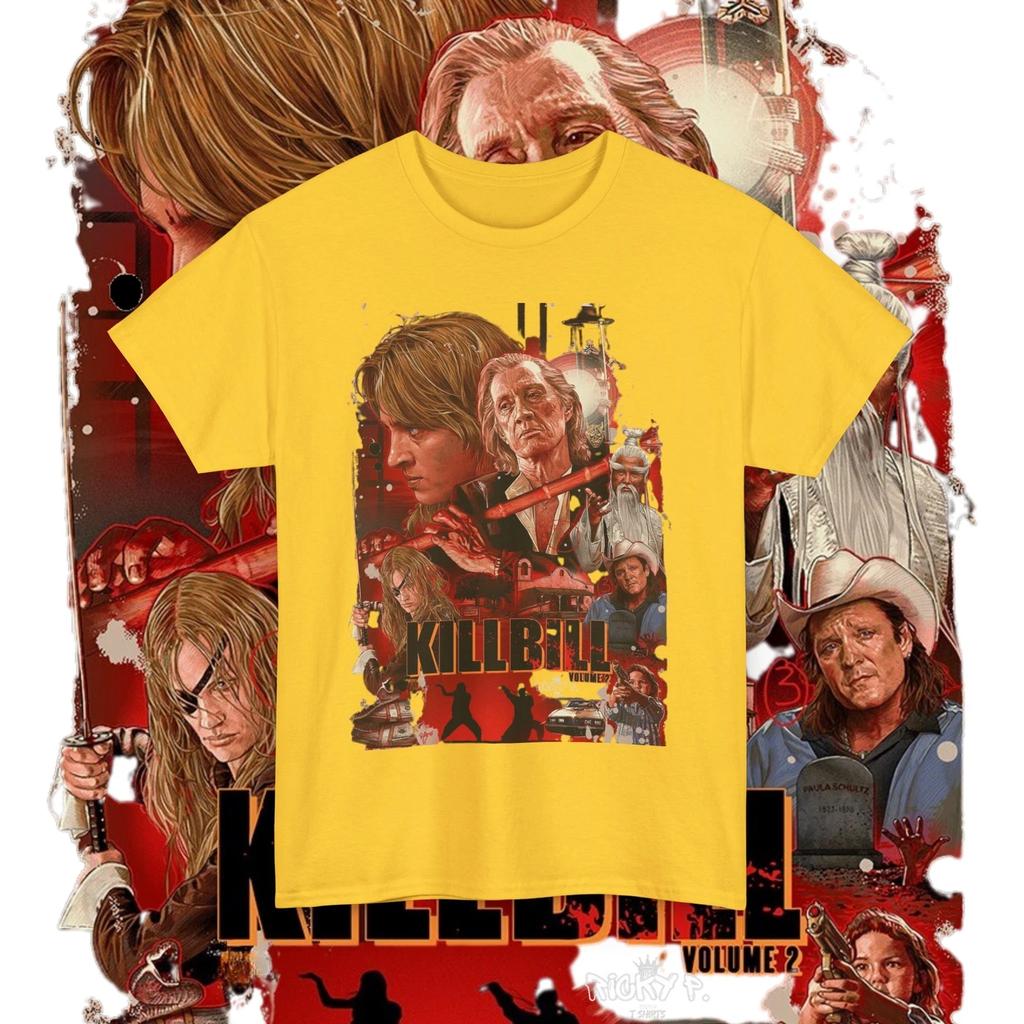 Kill Bill Volume 2 Movie Quentin Tarantino 100% Cotton T-shirt Mens Tees Top Unisex Heavy Cotton Tee