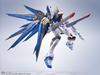 TAMASHII NATIONS METAL ROBOT SPIRITS Mobile Suit Gundam SEED DESTINY Strike Freedom Gundam Ca. 140mm PVC ABS Bemalt Bewegliche Figur <SIDE