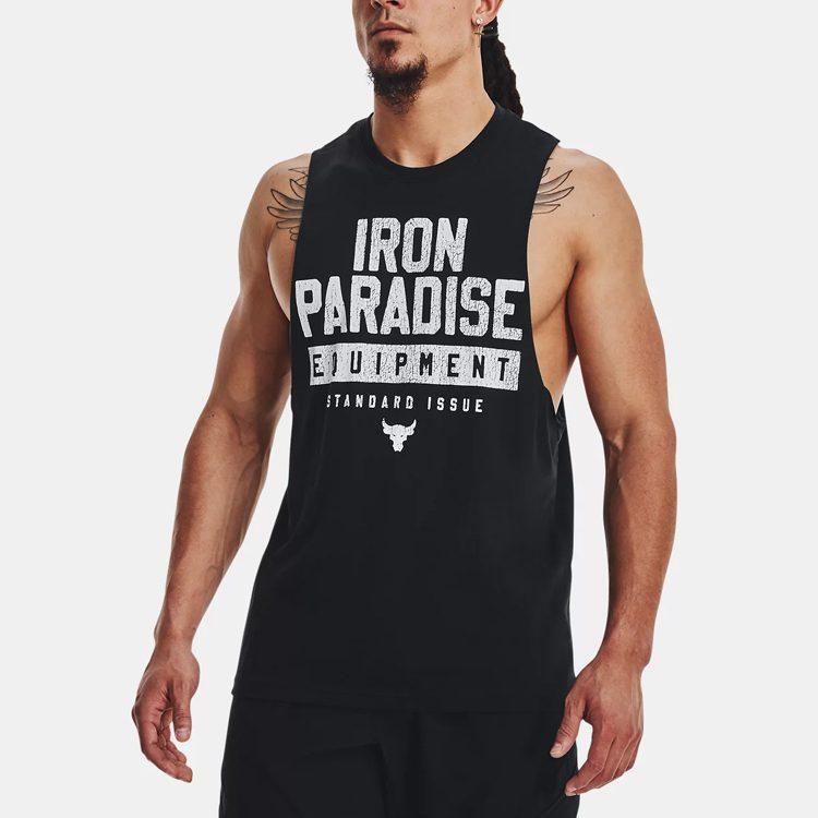 Under Armour Project Rock Tank Top Men's Black 1377290-001