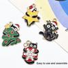 20pcs Cartoon Cats Charm for Seasonal Jewelry Making Necklace and Bracelet Pendant Stylish Handmade Keychain Accessories