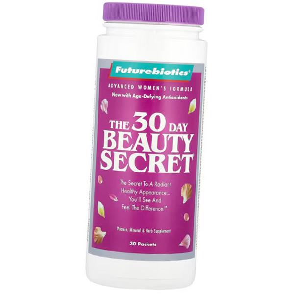 

Комплекс витаминов для красоты, The 30 Day Beauty Secret, FutureBiotics 30пакетов (36419007) 30packs