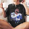 Aaron Donald T-Shirt, Los Angeles Rams Football Graphic Tee, Number 99 Player Collage Shirt, Game Day Fan Gift