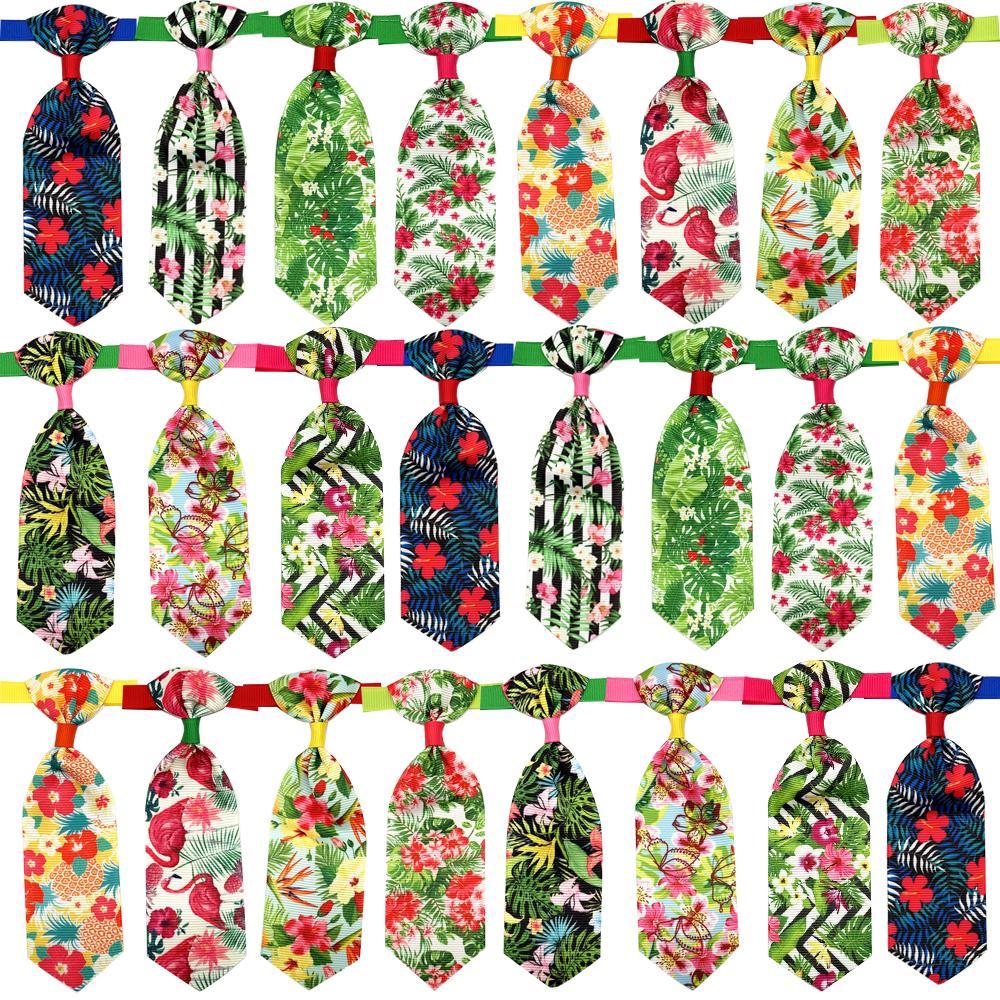 

50/100pcs Summer Dog Neckties Small Dog Cat Bowties Collar For Dogs Pet Bow Ties Grooming Pet Accessories For Small Dogs 50pcs
