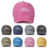 Washed Cotton Boy Mom Embroidery Caps Vintage Baseball Cap Fashion Sport Visors Cap  Gifts