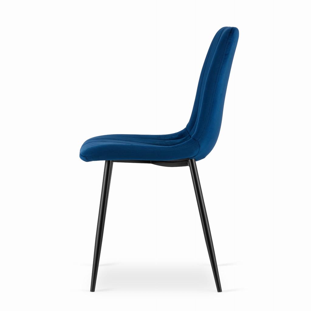 Lava Chair - Navy Blue Velvet X 1