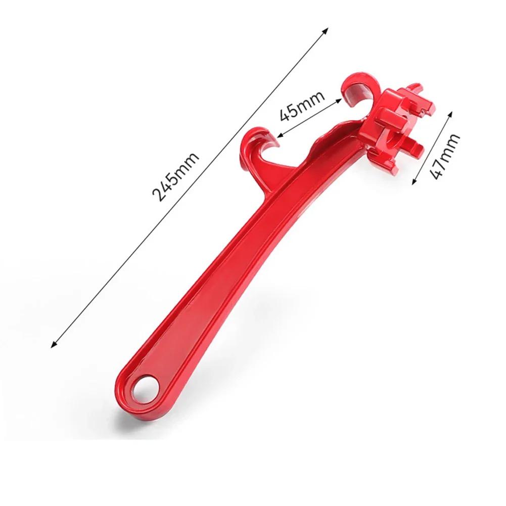 Multi Function 3 In 1 Bung Wrench and Bucket Opener Tool Designed for 55 Gallon Drums and Paint Containers with Ergonomic Handle