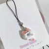 Cute Cat Heart Phone Charm, Cute Cartoon Style Keychain, Phone Lanyard, Backpack Decoration for Women and Girls, Car Key Pendant, Phone Lanyard