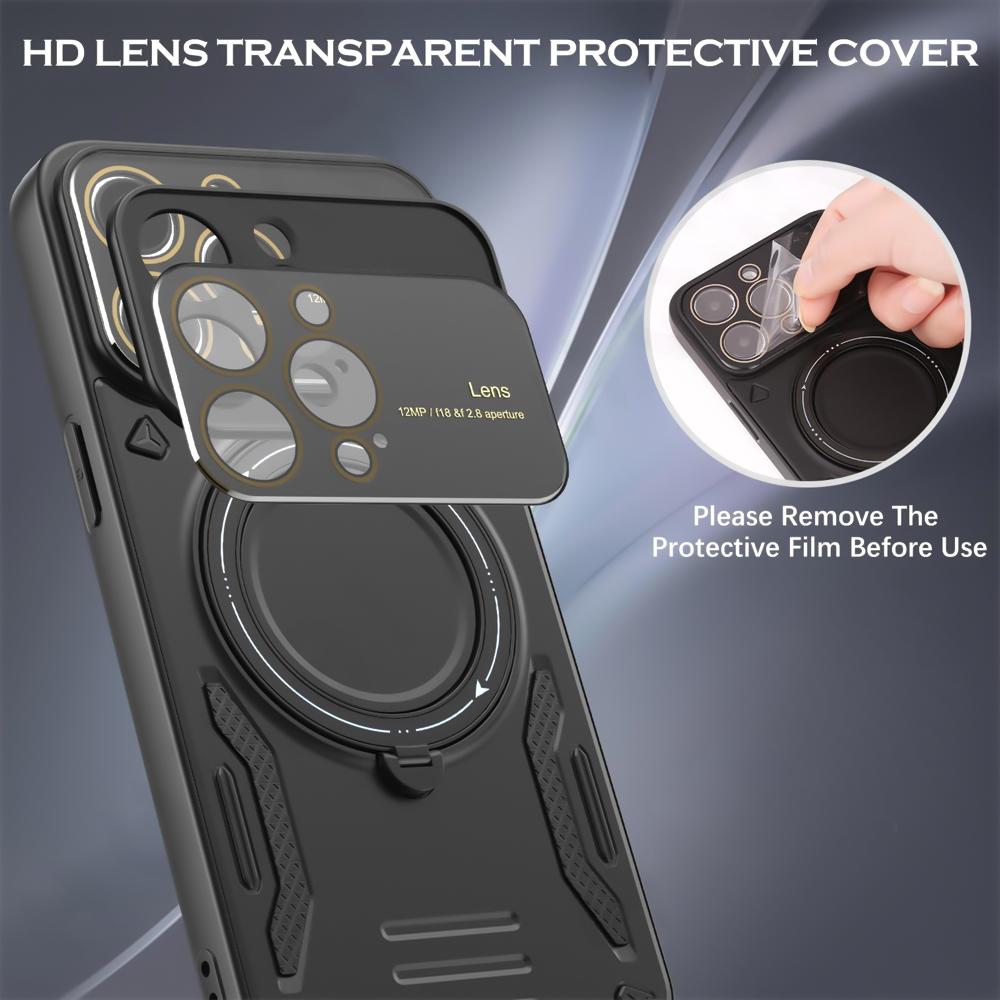 For iPhone 17 Pro Max Air Magnetic Ring Stand Cases For iPhone 16 13 12 11 Pro Max 15 14 Plus For Magsafe Shockproof Phone Cover