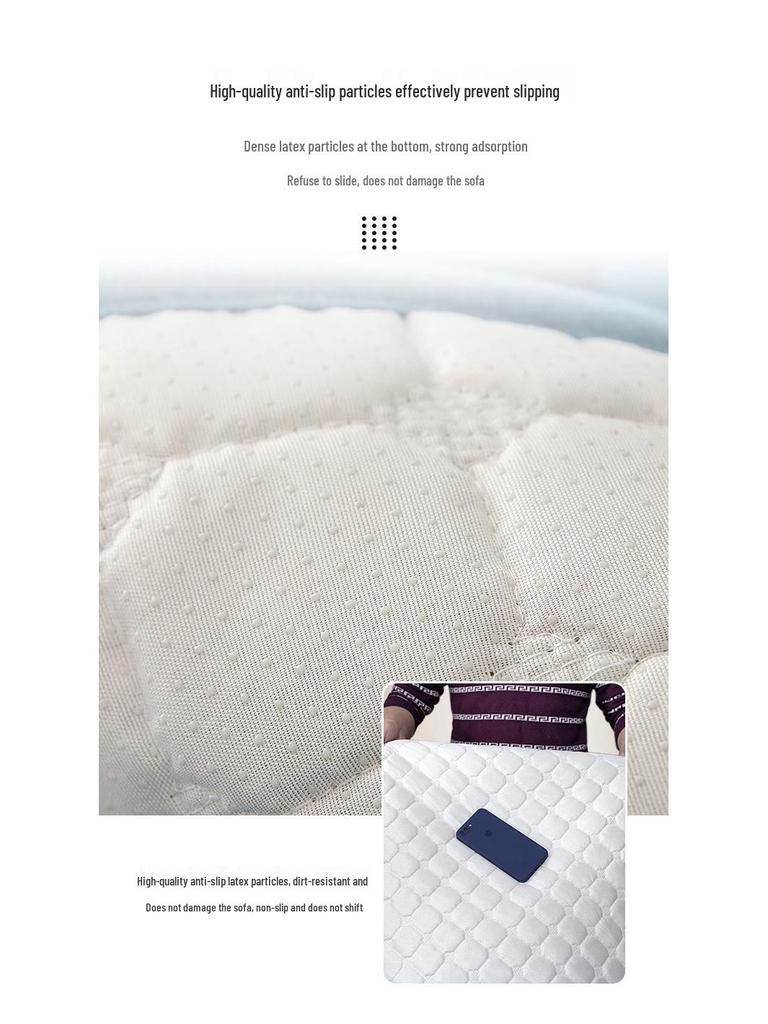 Universal Plush Non-Slip Sofa Cover: Four Seasons Flannel Cushion