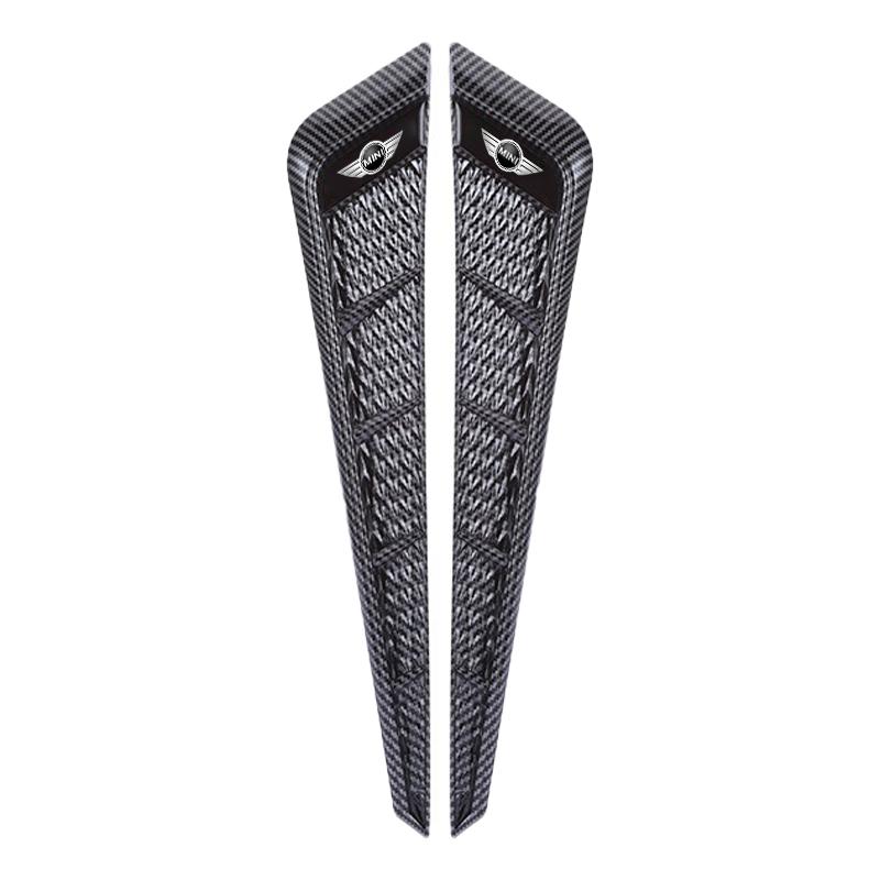 Car Side Fender Spoiler Wind Knife Side Gills Air Vent Decorative Side Wing Stickers For BMW b333 Cooper R50 R53 R55 R56 R60 R61 333b