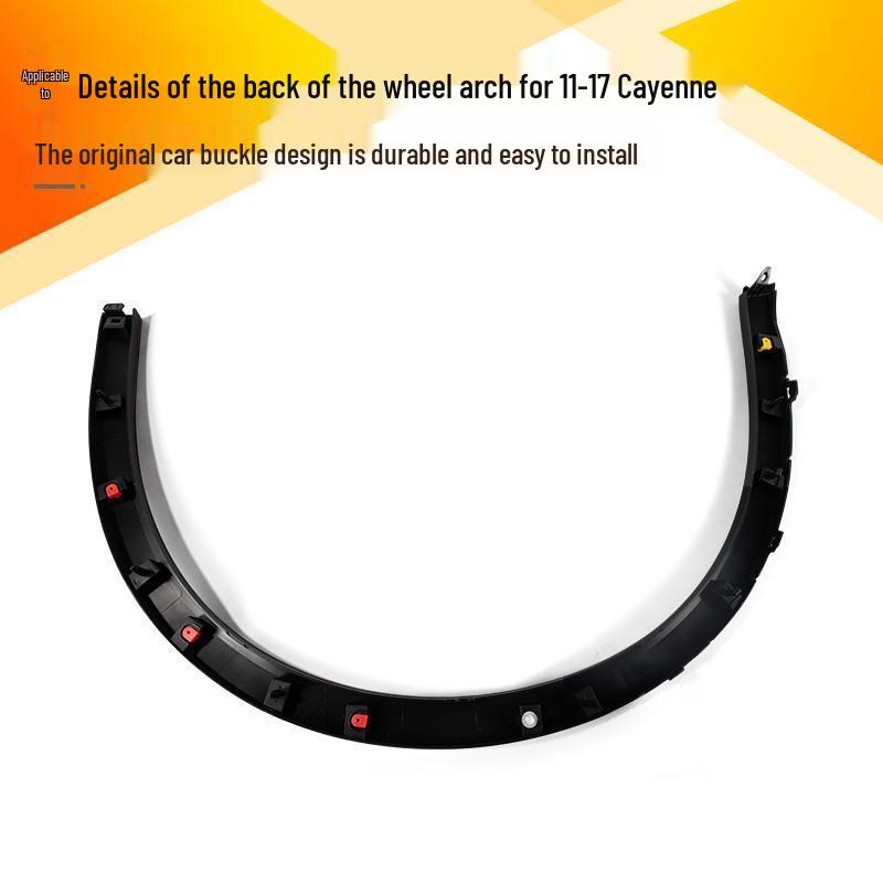 Compatible with 11-17 Porsche Cayenne: Front/Rear Left/Right Wheel Arch Fender Guard