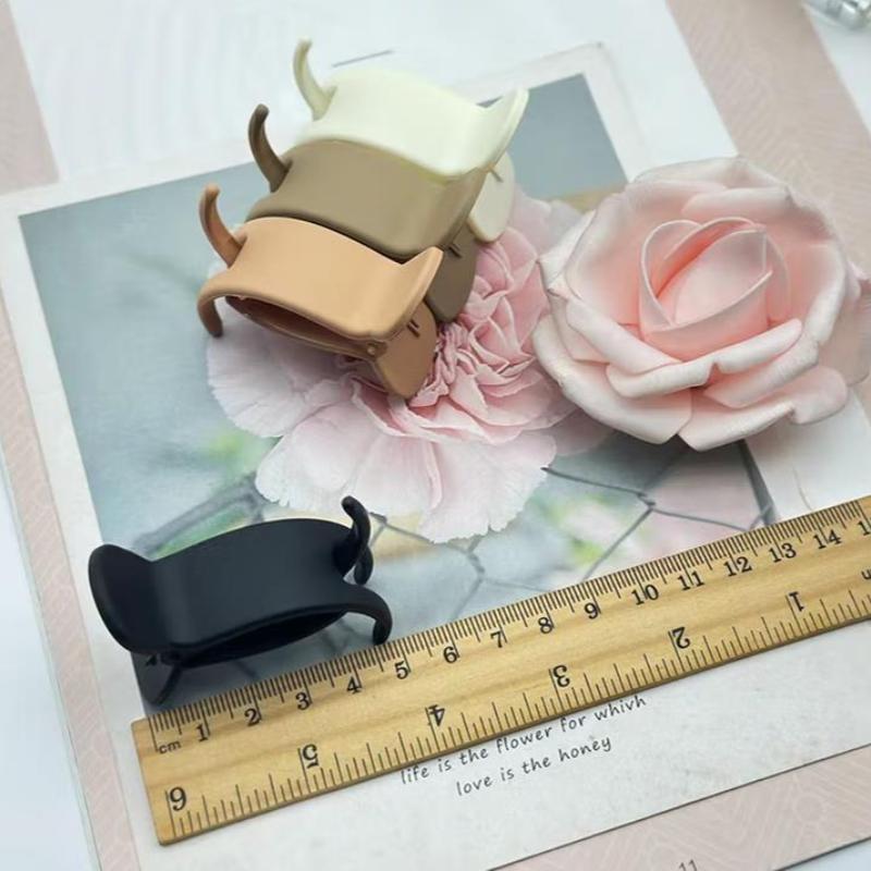 Fashion Simple Ponytail Hair Clip Solid Color Hair Accessories Hairpin Headdress Headwear Barrette Women