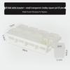 Small Black Square Succulent Seedling Tray - Thickened Plastic Pot Stand & Water Catcher