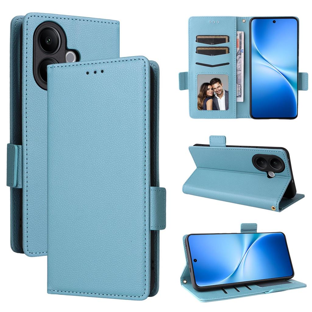Flip Cover für Vivo V60 Lite PU-Leder Handyhülle Ganzkörperschutz [RFID-Blockierung] Schutzhüllen