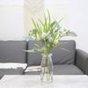 Mingfuxin Artificial Flowers for Decoration, Fake Plants Eucalyptus Leaves Ls Wild Flower with Glass Vase, Floral Arrangements Flower Bouquets Décor