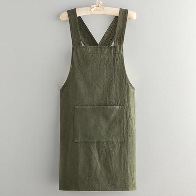Cooking Cotton Kitchen Aprons Breathable Wear Resistant Adult Waist Aprons Anti Fouling Soft Restaurant Work Clothes Home
