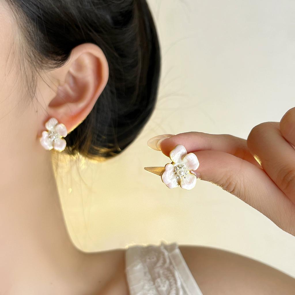 925 Silver Bow Knot Ear Clip for Women Girl Ribbon Design Ballet Style Sweet Jewelry Gift