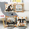 New Halloween Letter Print Pillow Case Sofa Cushion Bedroom Bedside Backrest Nap Pillow Case