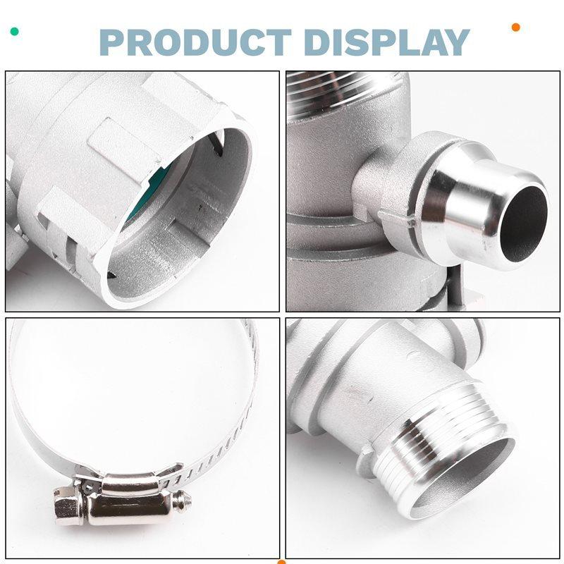 17128602870 Aluminum Car Upper Radiator Coolant Hose Connector For BMW 530I 2.0L 540I 3.0L 2017-