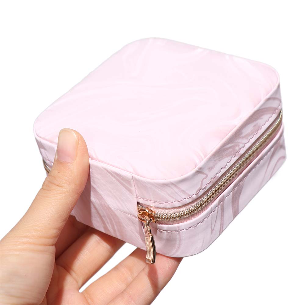 Portable Jewelry Storage Box Mini Jewelry Display Case Earrings Necklace Ring Jewelry Box  Home