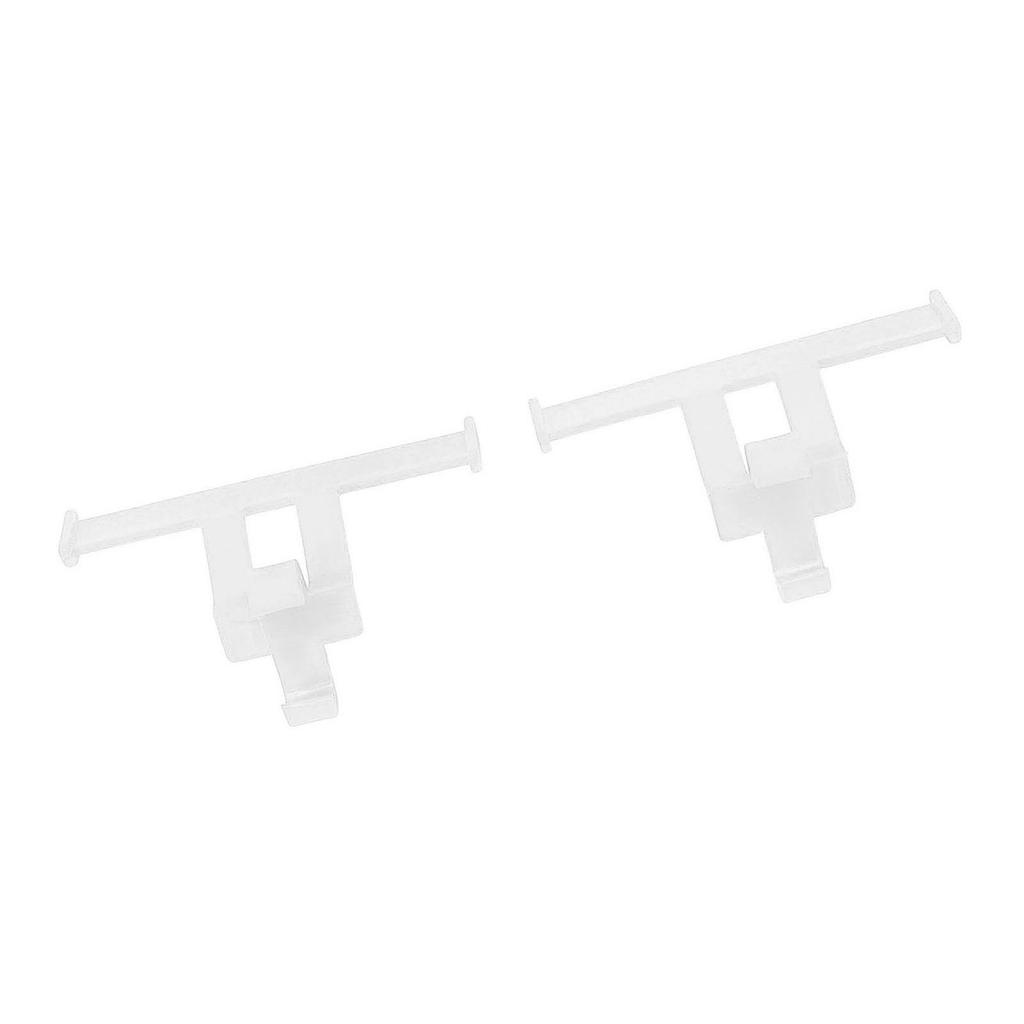 1 Paar Clogs Schuhe Schwanzflügel Dekor ABS Hausschuhe Schwanzflosse Dekoration Anhänger Ornament Weiß