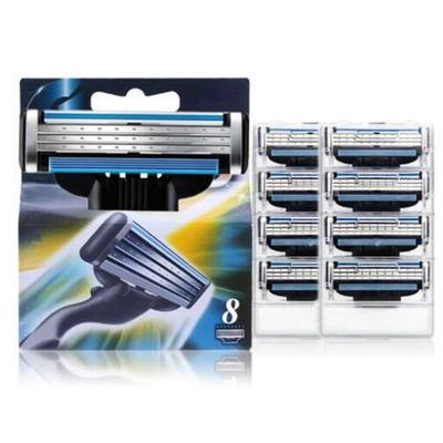 High Quality 8pcs Razor Blades,Compatible for Gillettee Mache 3 Machine Razor Blade