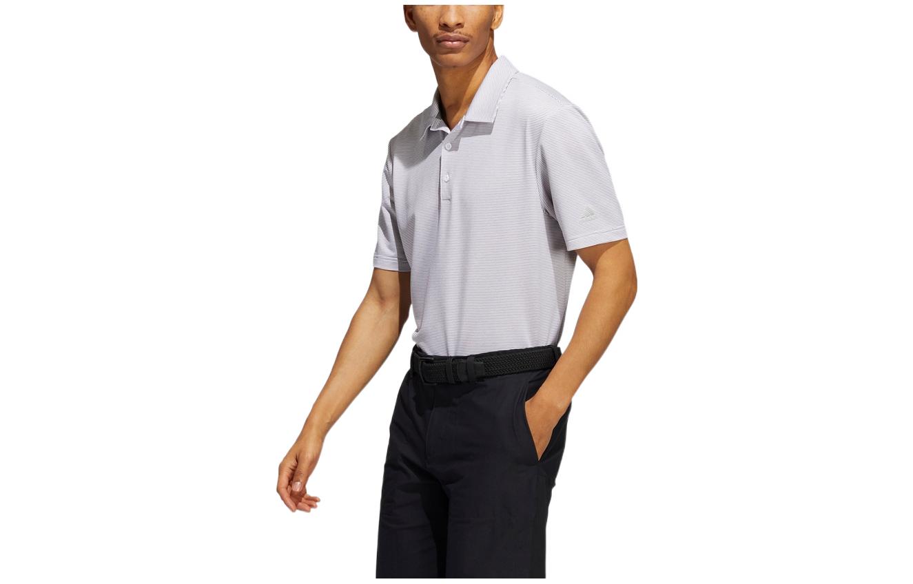 Adidas Polo Shirts Men s Gray Polo Collar Moderate Straight Fit HA9167 XL