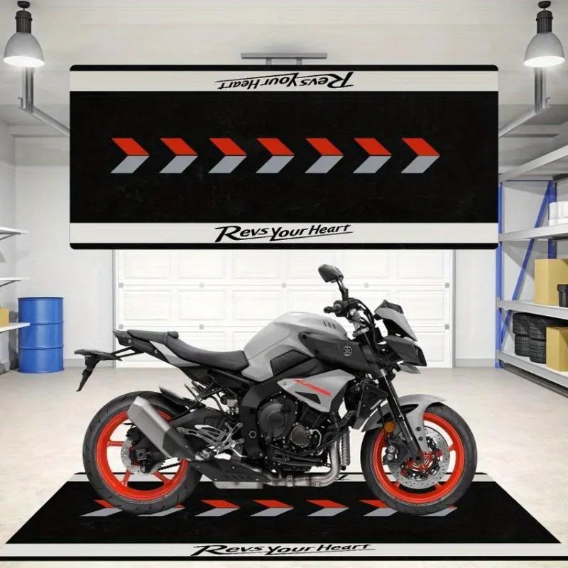 Motorcycle Display Floor Mat, Dirt-Resistant Home Decoration, Corridor And Passageway Carpet, Room Bedside Blanket