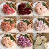 Geprägtes Rosenstrauß Seidenblume Für Hochzeitsdekoration Und Home Styling