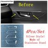 Car Inner Door Handle Bowl Frame Decoration Cover Trim Stainless Steel Accessories Interior Fit For Toyota Harrier  -