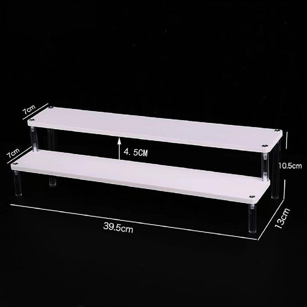 Drewniany stojak wystawowy na figurki, perfumy, lakier do paznokci, organizer do przedmiotów kolekcjonerskich