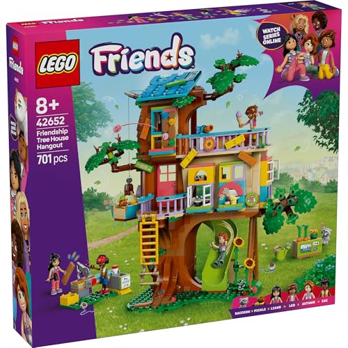 LEGO Friends Friendship Tree House Toy - Birthday Present, Building Blocks, for Girls and Boys, Ages 8, 9, 10, Elementary School Students, Pretend Pla