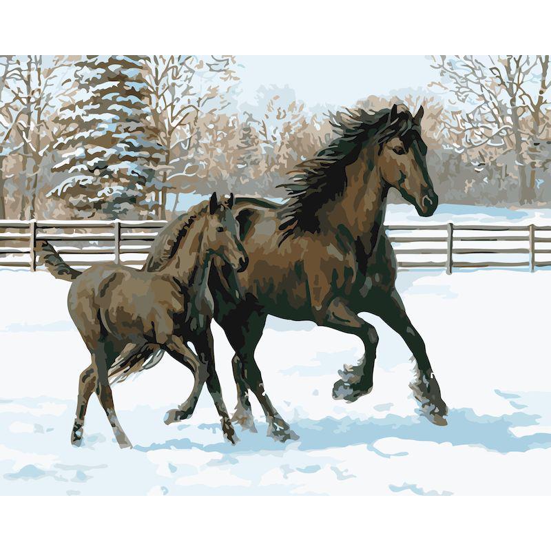Frameless Digital Oil Painting for Entrance Hall - 40x50 Pigment Kit.