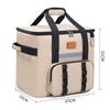 32L Thermal Food Carrier Bag for Women Large Insulated Cooler Tote with Zipper Portable Leakproof Picnic Bag for Camping Beach