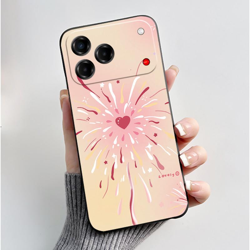 Casing For ZTE Blade V80 Vita / Nubia V80 Design Phone Case Aesthetic Cute Cat Fashion Soft Silicone Black Protective Back Cover