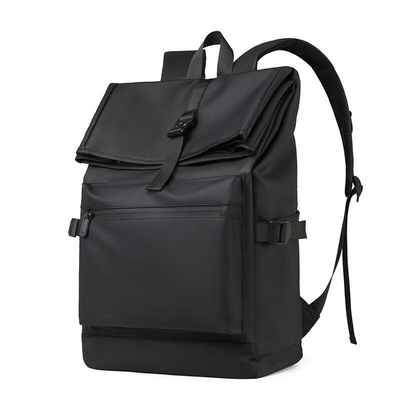 Men's Large Capacity Roll-Top Outdoor Travel Backpack