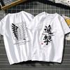 Summer Anime Attack On Titan Printed T Shirt Men Women Over Sized Trendy T-shirts Anime Fan T-shirt Harajuku Manga Summer Tops