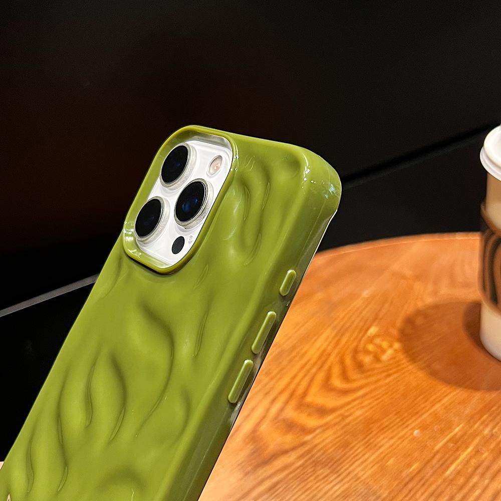 Luxury Glossy Candy Color Silicone Soft Case For iPhone 16 15 14 Plus 13 12 11 Pro Max Anti-Slip Lines Cover Shockproof Shell