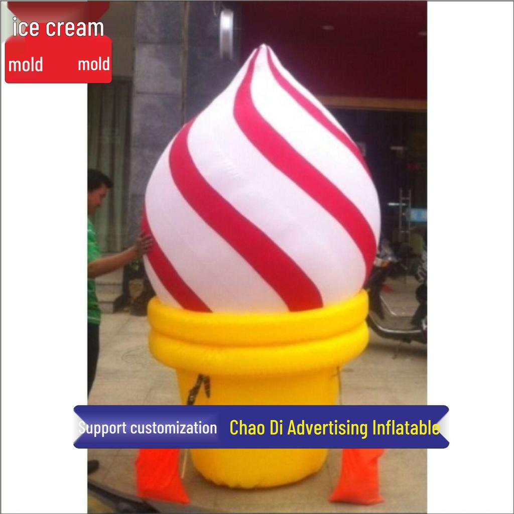 2026 World Cup Giant Cartoon Mascot Inflatable Football Model