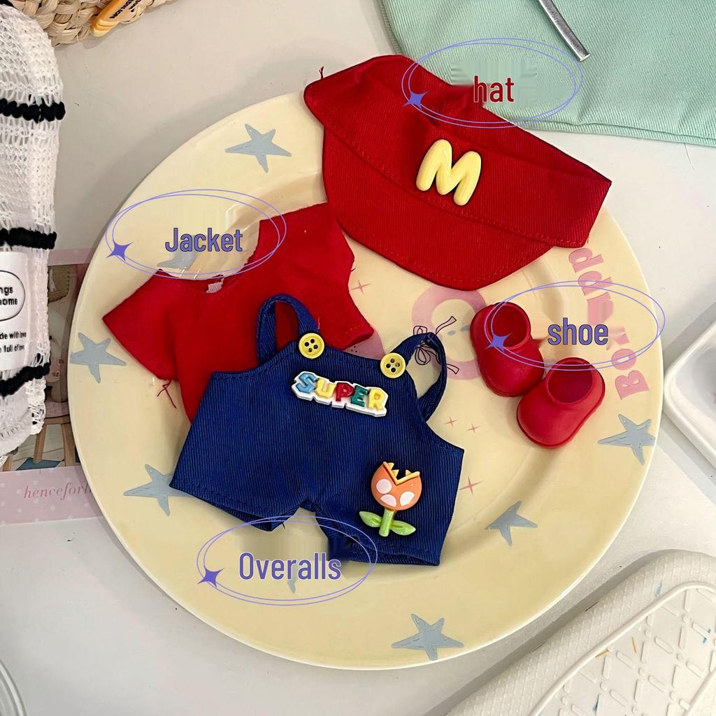 17cm Labubu Doll Clothing Set for 3.0 and First/Second Generation Sitting Party Blind Box Skirt