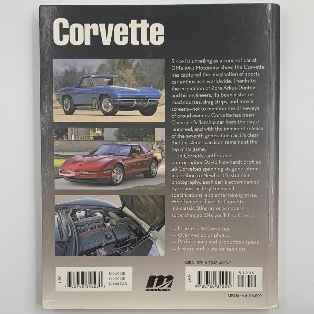 [USED] Chevrolet Corvette Books Corvette First Gear