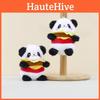 Plush Panda Hamburger Toy Keychain Stuffed Doll Pendant Bag Decoration Kids Gift
